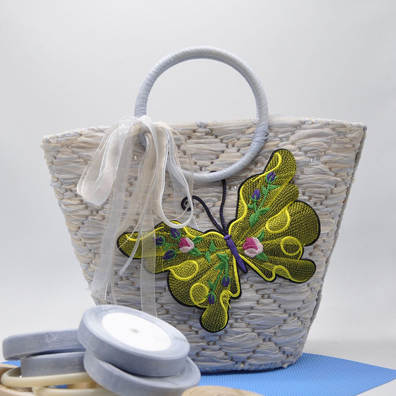 Embroidery Sheet - Nakış kova çanta yardımcı örgü dikiş