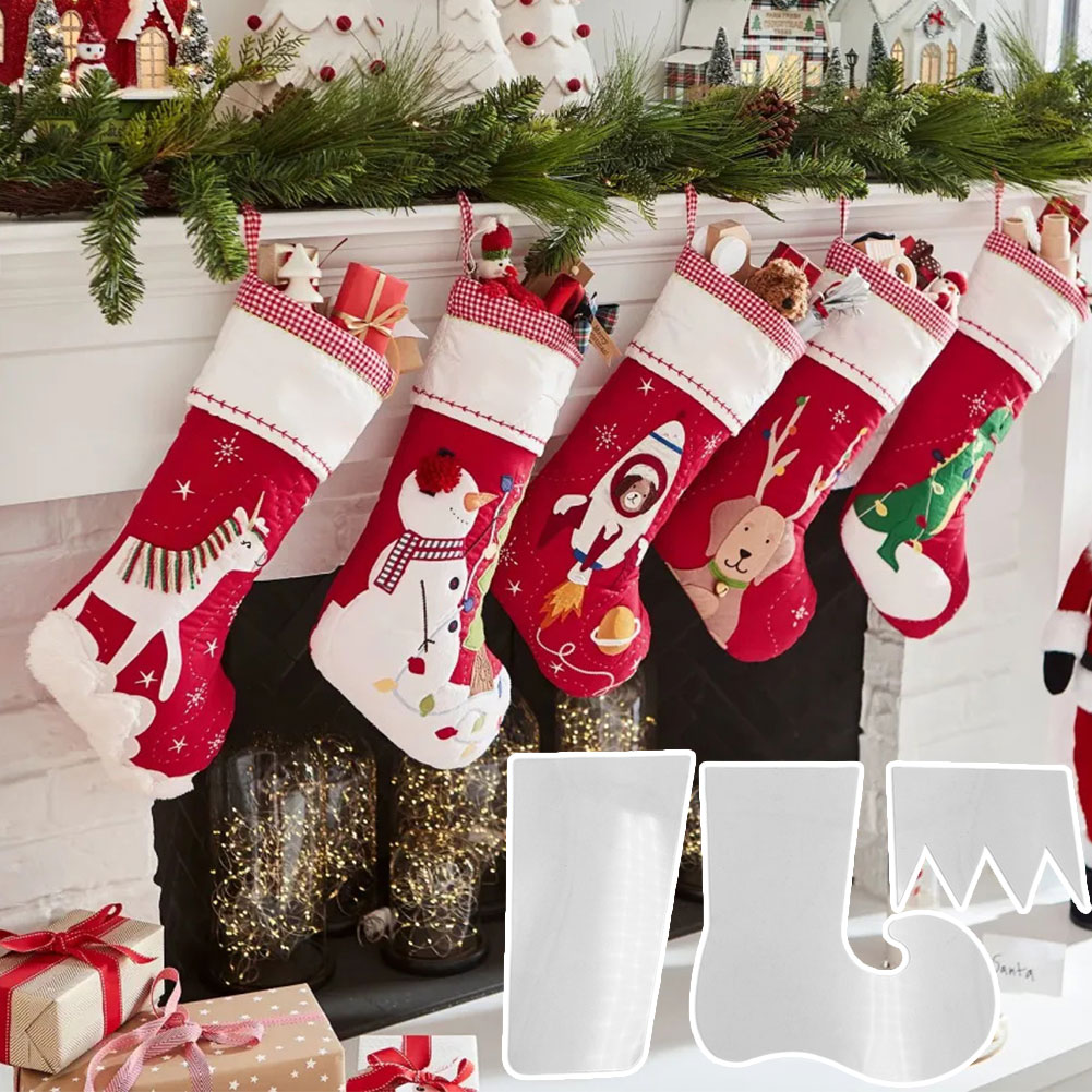 Embroidery Xmas Stocking - Kişiselleştirilmiş Noel Çorap Şablonu Dikiş Çok