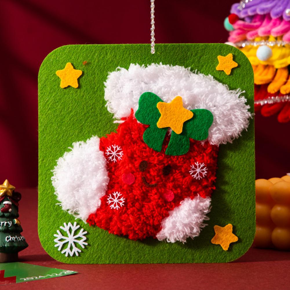 Embroidery Xmas Stocking - Yeni Başlayanlar İçin El Sanatları Seti