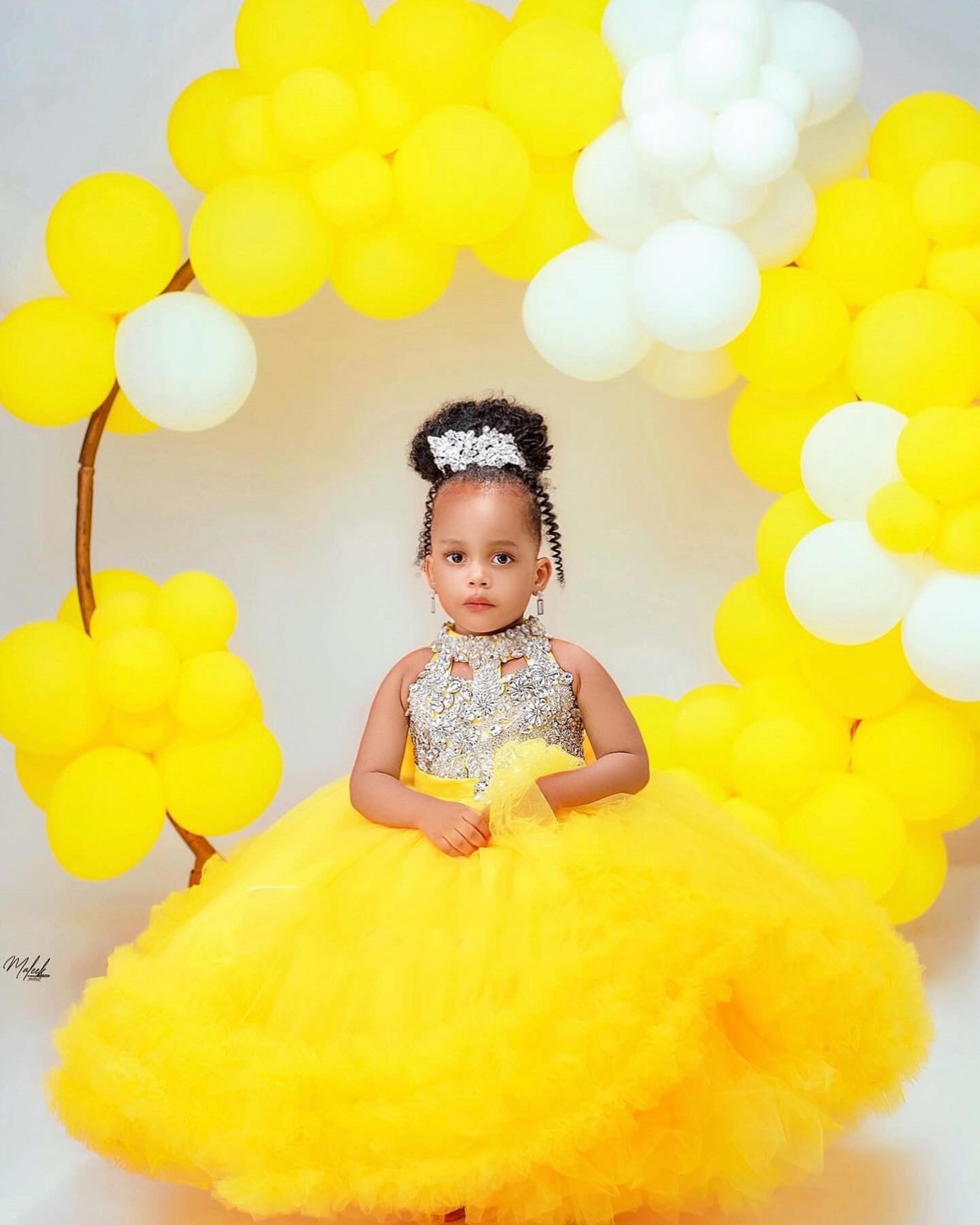 Muhteşem Sarı Çiçek Kız Elbise - Embroidery Yellow Dress incelemesi ve fiyatı
