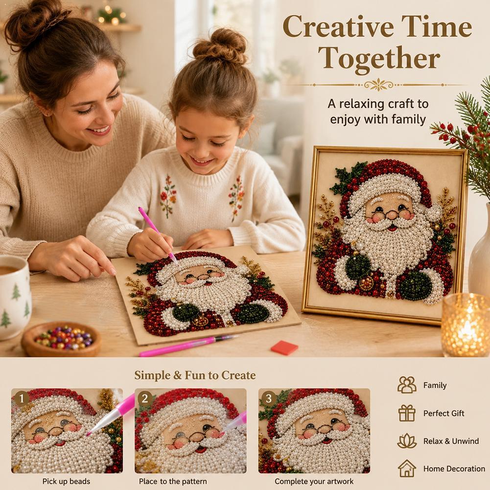 Noel Baba İnci Sanatı DIY Kiti - Embroidery Beads incelemesi ve fiyatı