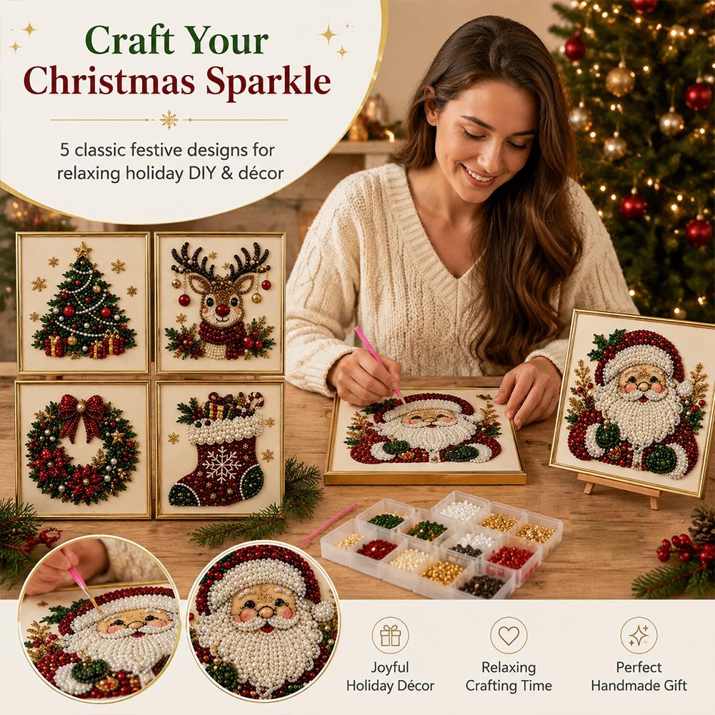 Noel Baba İnci Sanatı DIY Kiti - Embroidery Beads incelemesi ve fiyatı