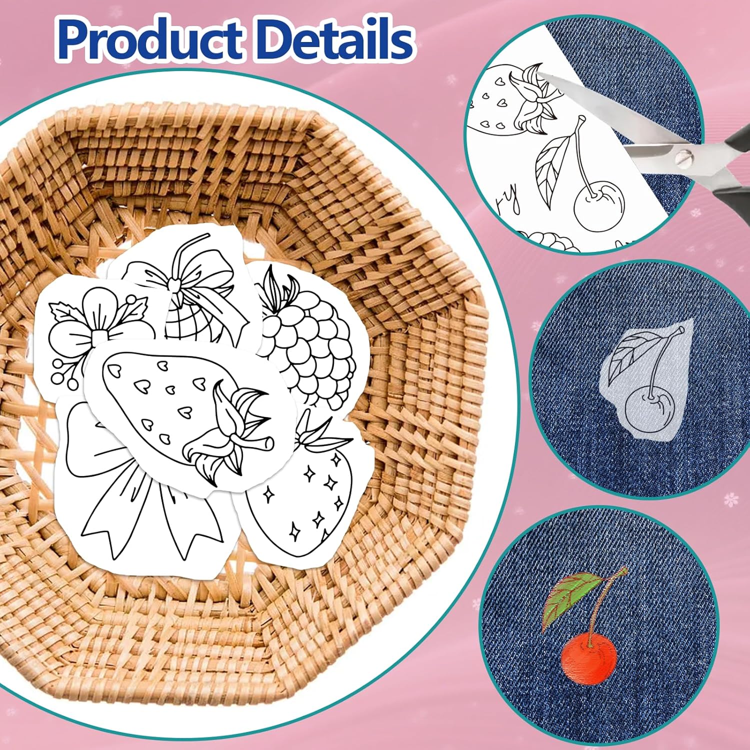 Önceden Basılmış Çilek Desenli - Embroidery Sheet incelemesi ve fiyatı