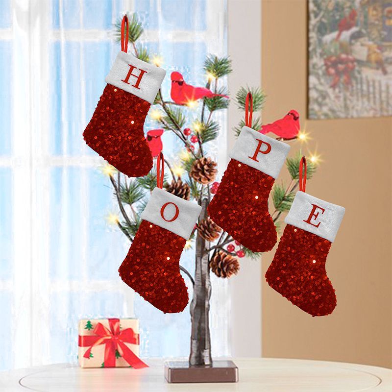 Kırmızı Pullu Noel Çorabı A Ha - Embroidery Xmas Stocking incelemesi ve fiyatı