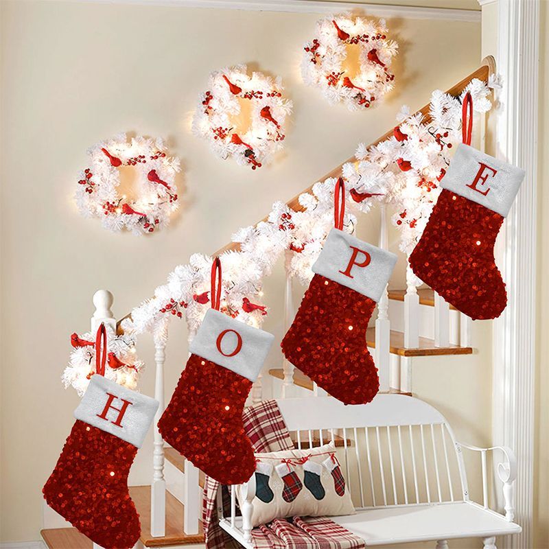 Kırmızı Pullu Noel Çorabı A Ha - Embroidery Xmas Stocking incelemesi ve fiyatı