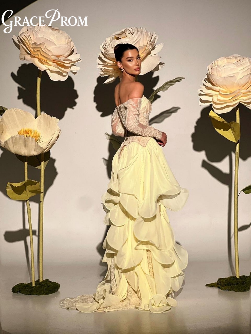Zarif Tereyağı Sarısı Balo Elb - Embroidery Yellow Dress incelemesi ve fiyatı