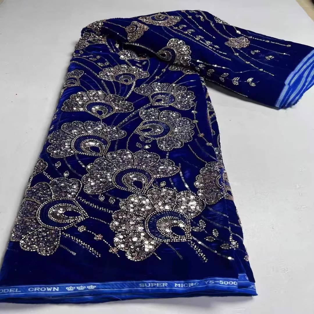 5 yard Yeni kadife kumaş Pul b - Embroidery Beads incelemesi ve fiyatı