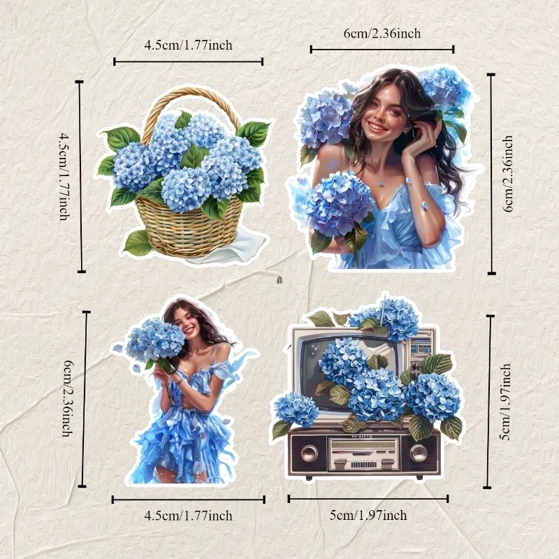Sevimli su geçirmez Retro mavi - Embroidery Sheet incelemesi ve fiyatı