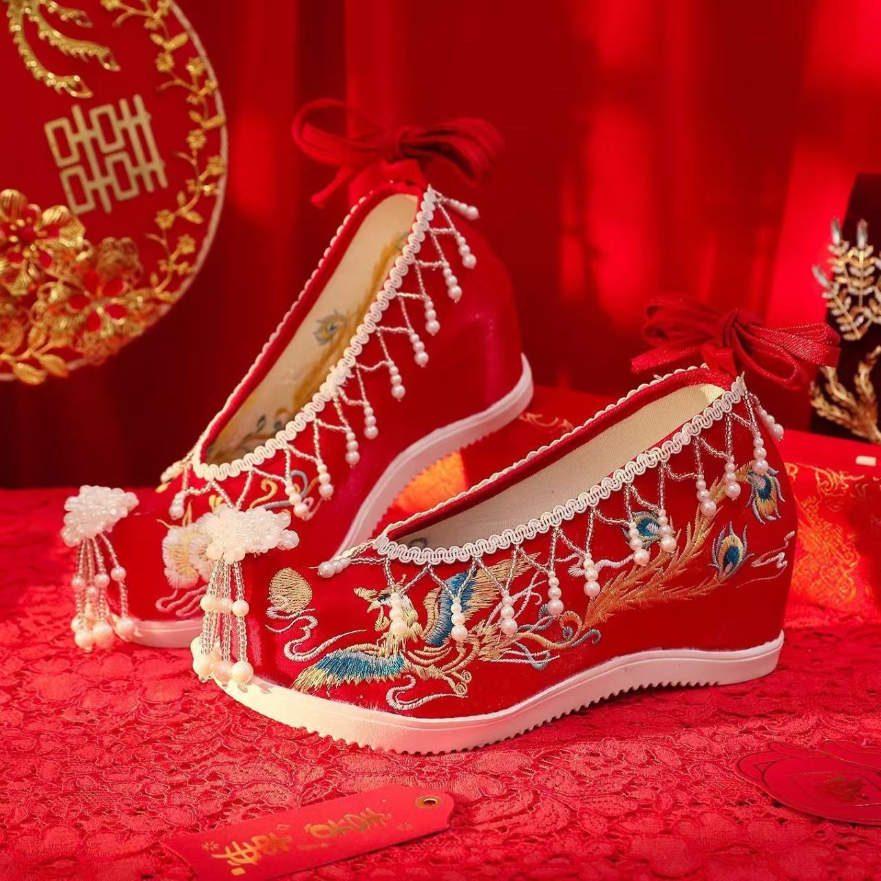 Kadınlar Yeni Kırmızı İşlemeli - Embroidery Beads incelemesi ve fiyatı