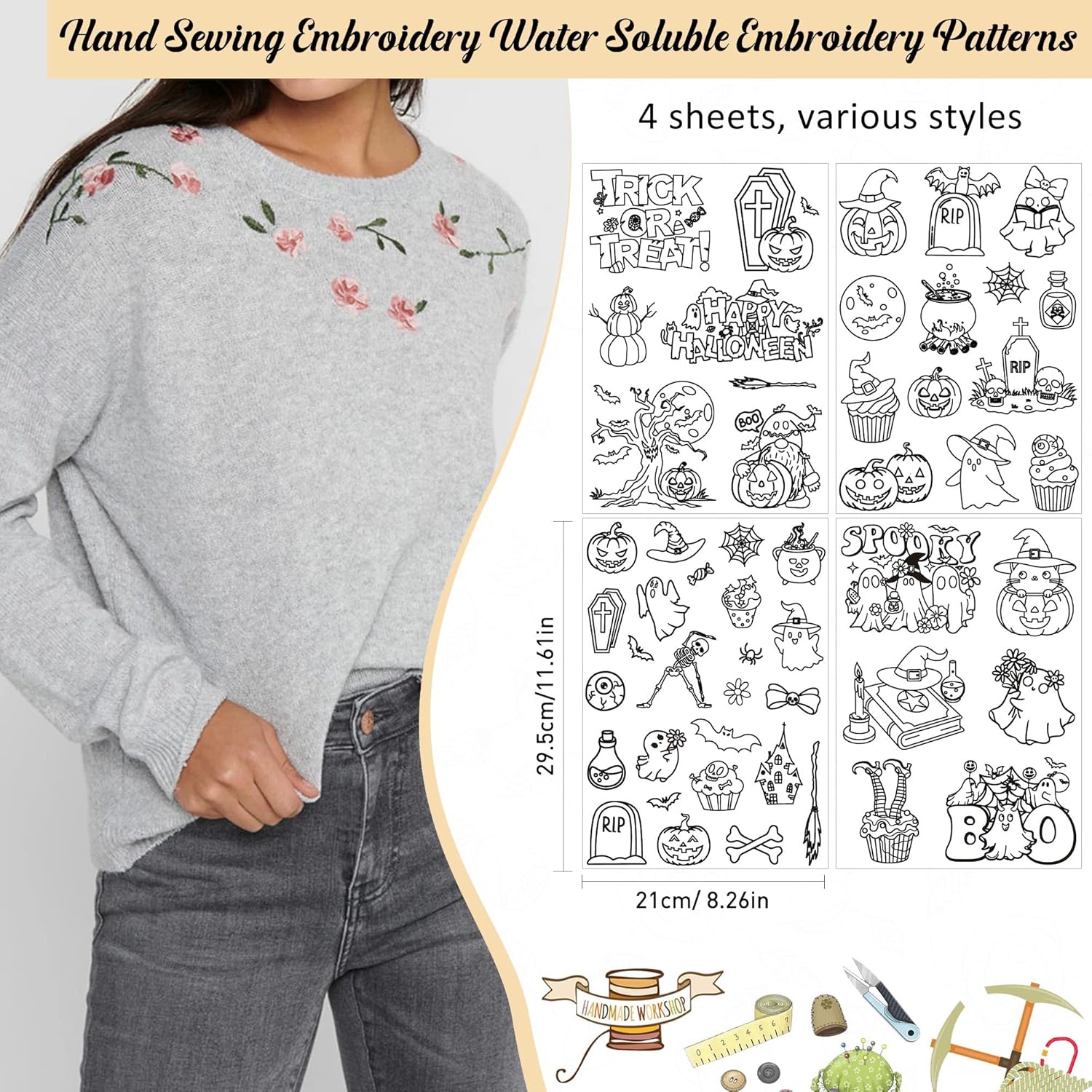 Suda Çözünen Sabitleyici Nakış - Embroidery Meaning incelemesi ve fiyatı