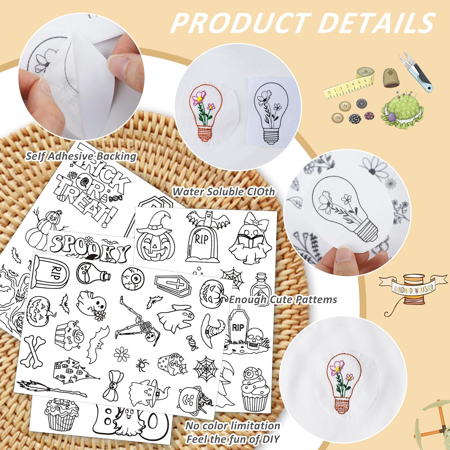 Suda Çözünen Sabitleyici Nakış - Embroidery Meaning incelemesi ve fiyatı