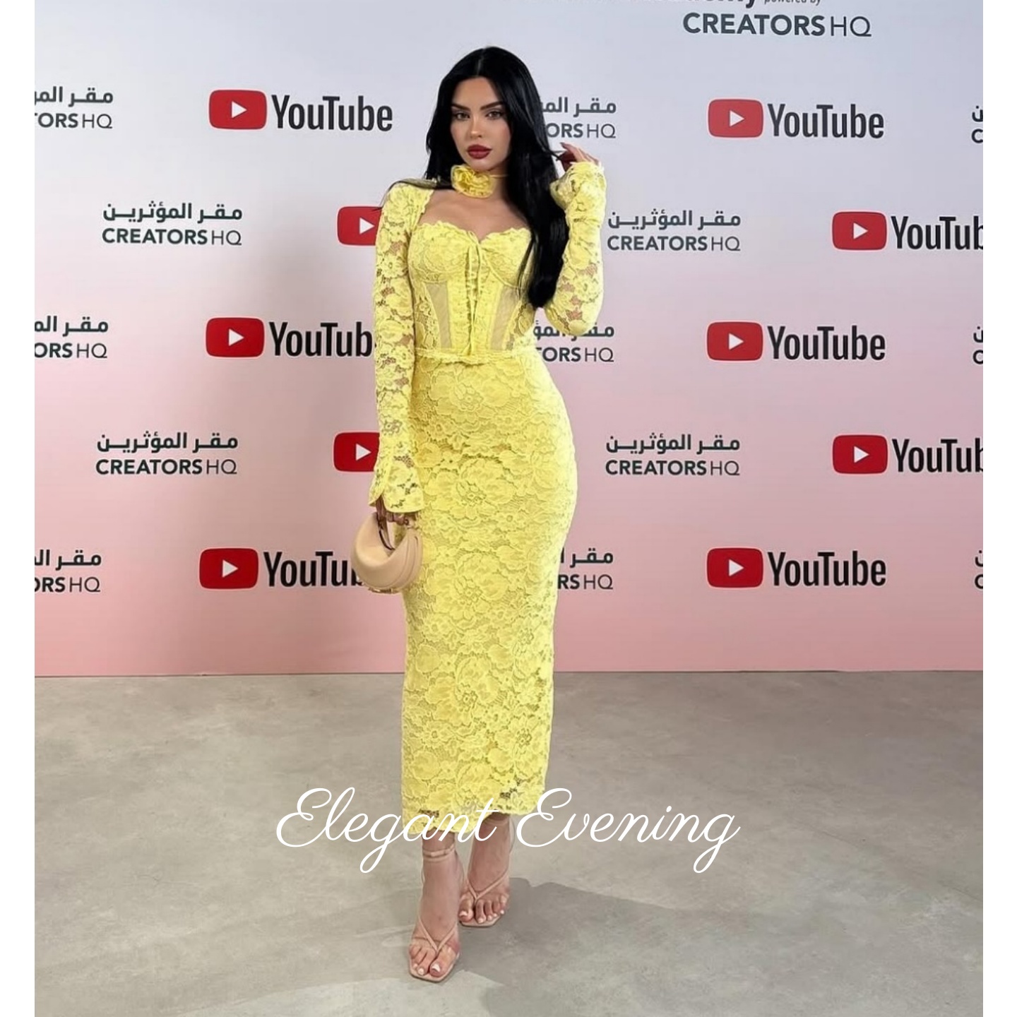 Sarı Dantel Balo Elbisesi Deni - Embroidery Yellow Dress incelemesi ve fiyatı