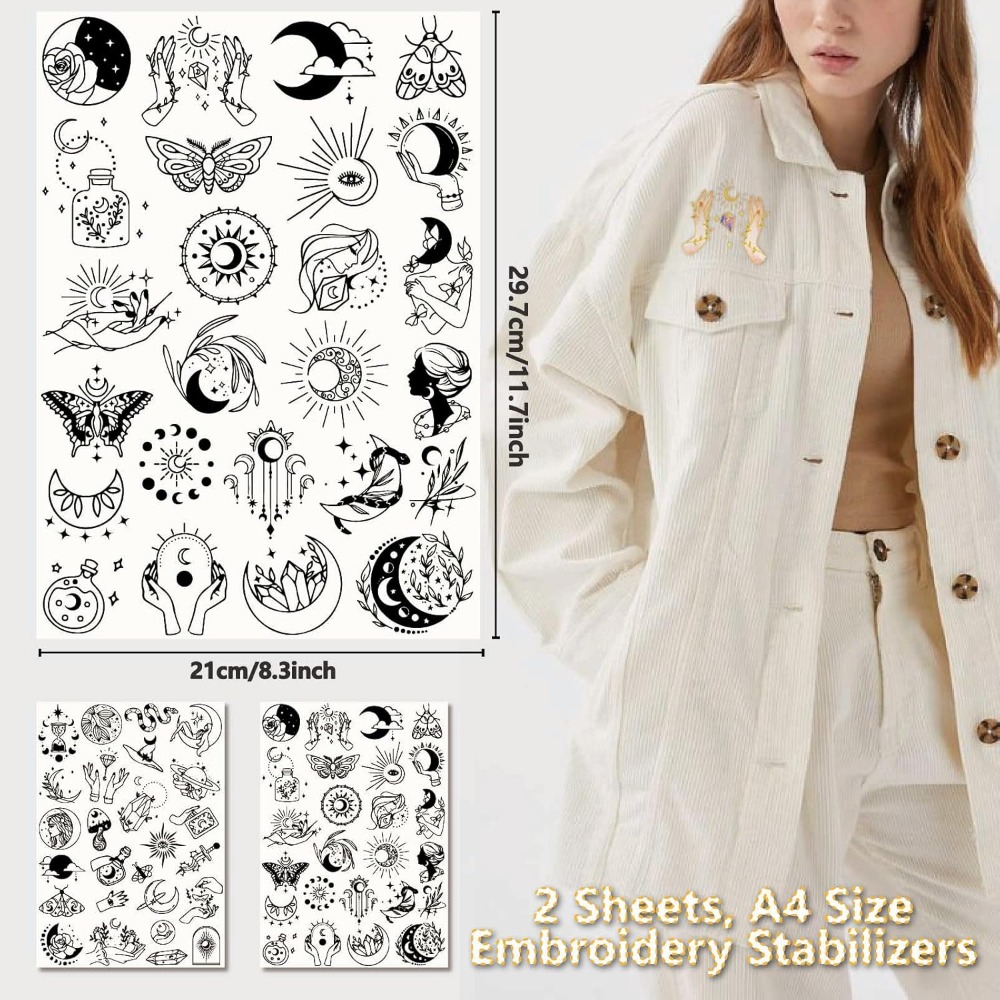 51 adet Boho Ay Güneş Suda Çöz - Embroidery Meaning incelemesi ve fiyatı